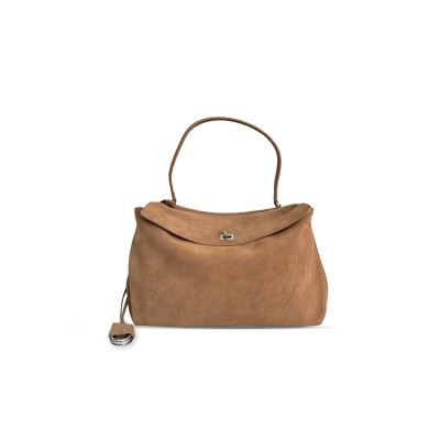 BALENCIAGA RODEO HANDBAG LARGE IN CAMEL 7897442AB4G1308 (39.8*29.9*12.9cm)